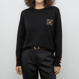 pulover negru